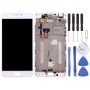 LCD Screen and Digitizer Full Assembly with Frame for Meizu M3 Note (International Version) M681H M681Q(White)