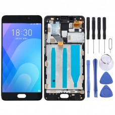LCD Screen and Digitizer Full Assembly with Frame for Meizu M6 Note (Black)