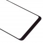 מסך קדמי עדשת זכוכית חיצונית עבור Meizu הערת 8 (שחורה)