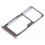 Slot per scheda SIM + Slot per scheda SIM / Micro SD vassoio di carta per Meizu 15 (oro)