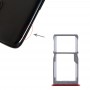 SIM Card Tray + SIM ბარათის Tray / მიკრო SD ბარათის უჯრა Meizu 15 (წითელი)
