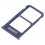 Plateau de carte SIM + plateau de carte SIM pour Meizu 16 plus (bleu)