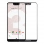 Frontscheibe Äußere Glasobjektiv für Google Pixel 3 XL (schwarz)