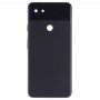 Batería cubierta trasera con lente de la cámara y Laterales Claves para Google Pixel 3a XL (Negro)
