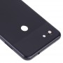 XL 3A Googleのピクセルのためのカメラレンズ＆サイドキーとバッテリーバックカバー（ブラック）