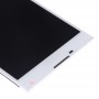 ЖК-экран и дигитайзер Полное собрание с рамкой для BlackBerry Passport Q30 (белый)