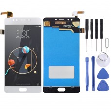 LCD Screen and Digitizer Full Assembly for ZTE Nubia M2 Lite NX573J (White) 