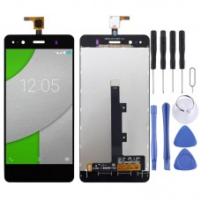 LCD Screen and Digitizer Full Assembly for BQ Aquaris A4.5(Black) 