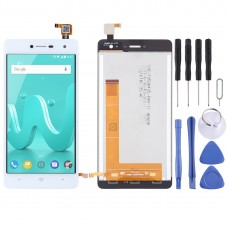 LCD Screen and Digitizer Full Assembly for Wiko Jerry 2 (White) 