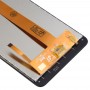LCD-skärm och digitizer Fullständig montering för Wiko Lenny 3 Max (svart)