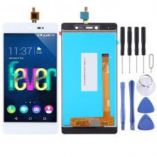 LCD Screen and Digitizer Full Assembly for Wiko Fever 4G (White) 