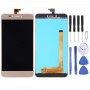 LCD Screen and Digitizer Full Assembly for Wiko Upulse(Gold)