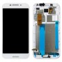 LCD Screen and Digitizer Full Assembly with Frame for Vodafone Smart N8 VFD610(White)
