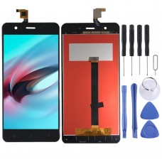 LCD Screen and Digitizer Full Assembly for Elephone P8 Mini (Black) 