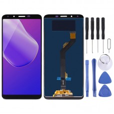 LCD Screen and Digitizer Full Assembly for Tecno Infinix Hot 6 X606 (Black) 
