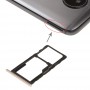 SIM-kaardi salve + SIM-kaardi salve / Micro SD-kaardi salve Motorola Moto G5-de jaoks (kuld)