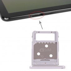 Slot per scheda SIM + micro SD vassoio di carta per Galaxy Tab 10.5 S4 T835 (argento)
