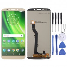 LCD Screen and Digitizer Full Assembly for Motorola Moto G6 Play (Gold)