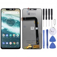 LCD Screen and Digitizer Full Assembly for Motorola One Power (P30 Note) (Black) 