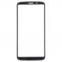 Front képernyő Külső üveglencse Motorola Moto Z3 Play (fekete)