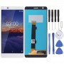 LCD Screen and Digitizer Full Assembly for Nokia 3.1(White)