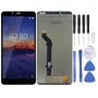LCD Screen and Digitizer Full Assembly for Nokia 3.1 Plus (Black)
