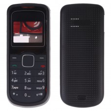 Cubierta de vivienda completa (Marco Cubierta delantera + Medio Bisel + Batería contraportada + teclado) para Nokia 1202