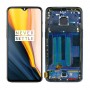 AMOLED Material LCD Screen and Digitizer Full Assembly with Frame for OnePlus 7(Blue)