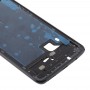 Przednia obudowa ramki LCD Płytka bezelowa z przyciskami bocznych dla OnePlus 6 (Jet Black)
