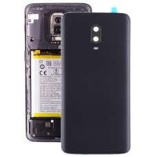 Original batteribakgrund med kameralinsen för OnePlus 6T (frostat svart)