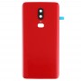 Гладкая поверхность батареи задняя крышка для OnePlus 6 (красный)