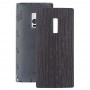Copertura posteriore Wood Texture Batteria per OnePlus 2 (nero)