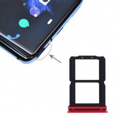 SIM Card Tray + SIM Card Tray for OnePlus 7 (Red)