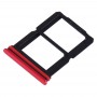 SIM Card Tray + SIM Card Tray for OnePlus 7 (Red)