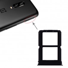 SIM-Karten-Behälter + SIM-Karten-Behälter für OnePlus 6T (Schwarz)
