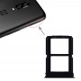 SIM-kaardi salv + SIM-kaardi salv OnePlus 6T jaoks (must)