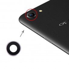 10 PCS Camera Lens Cover for OPPO A83 / A1(Silver)