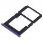 Тава за SIM карта + SIM карта / Micro SD карта за OPPO A9 (син)