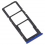 SIM vassoio di carta + vassoio di carta di SIM + Micro SD Card per vassoio OPPO Realme 3 Pro (blu)