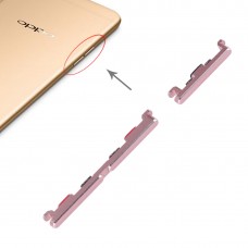 Бічні клавіші для OPPO R9 Plus (рожеве золото)