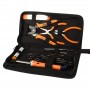 Jakemy JM-P14 შედუღების სარემონტო ინსტრუმენტები Set Toolbox Bag Wire Stripper Pliers Screwdriver, აშშ Plug