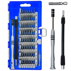 60 ב 1 Kit Tools תיקון Bit מברג Precision פלדה כלי S2 Nutdriver (כחול)