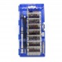 60 in 1 S2 Werkzeugstahl-Präzisions-Schraubenzieher Nutdriver Bit-Reparatur-Werkzeug-Set (blau)