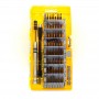 60 i 1 s2 verktyg Stål precision skruvmejsel Nutdriver bit reparationsverktyg kit (gul)