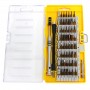 60 en 1 S2 acero para herramientas de precisión destornillador llave para tuercas Herramientas Bit Kit de reparación (amarillo)