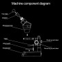 Matkapuhelimen korjauspiirilevy Hitsaus Suurennuslasien binokulaarinen HD 7-45 kertaa jatkuva zoomimikroskooppi