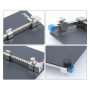 KAISI K-1211 Metal PCB Board Holder Jig Fixture სამუშაო ადგილი iPhone Samsung Circuit საბჭოს სარემონტო ინსტრუმენტები (შავი)