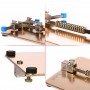 KAISI K-1211 Metal PCB Board Holder Jig Fixture სამუშაო სადგური iPhone Samsung Circuit საბჭოს სარემონტო ინსტრუმენტები (ოქრო)