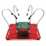 უნივერსალური Metal 4 მოქნილი იარაღის მაგნიტური დახმარება ხელები Soldering სამუშაო სარემონტო Tool PCB Circuit Board Holder Stand