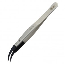 BEST BST-7A  Curved Head Tweezers for Mobile Phone / Computer Repair 